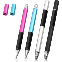 Stylus Pen Arpex, 2in1 universal, Android, iOS, aluminiu, JC02 - Albastru Deschis Albastru Deschis