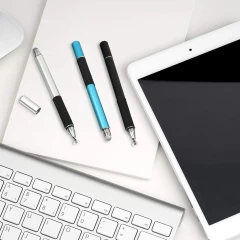 Stylus Pen Arpex, 2in1 universal, Android, iOS, aluminiu, JC02 - Roz Roz