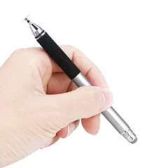 Stylus Pen Arpex, 2in1 universal, Android, iOS, aluminiu, JC02 - Silver Silver