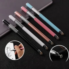 Stylus Pen Arpex, 2in1 universal, Android, iOS, aluminiu, JC03 - Negru Negru