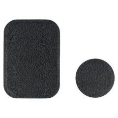 Pachet 2x Suport Telefon, Placa Metalica din Piele Arpex MP02- Black - Negru Negru