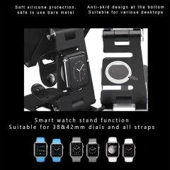 Suport Birou Telefon si Tableta din Aluminiu Arpex - Negru Negru