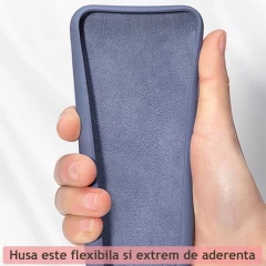 Husa iPhone 13 Arpex Soft Edge Silicone - Albastru Denim Albastru Denim
