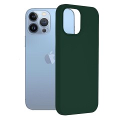 Husa iPhone 13 Pro Max Arpex Soft Edge Silicone - Verde Inchis
