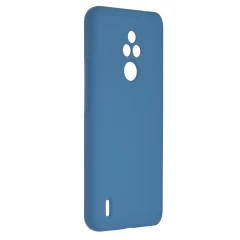 Husa Motorola Moto E7 Arpex Soft Edge Silicone - Albastru Denim Albastru Denim