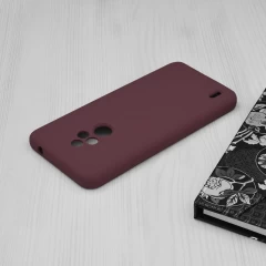 Husa Motorola Moto E7 Arpex Soft Edge Silicone - Plum Violet Plum Violet