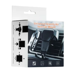 Suport Telefon Auto, Gravity Grip pentru Ventilatie Arpex H01 - Negru Negru