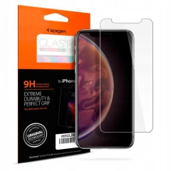 Folie Sticla iPhone 11 Pro / X / 10 / XS Spigen Glas.TR Slim - Clear Clear