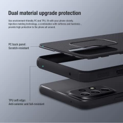 Husa Samsung Galaxy A53 5G Nillkin Super Frosted Shield Pro - Black Black