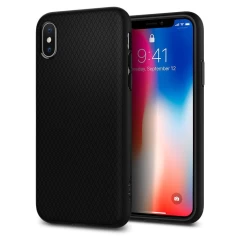 Husa iPhone X / XS / 10 Spigen Liquid Air - Black Black