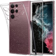 Husa Samsung Galaxy S22 Ultra Spigen Liquid Crystal - Glitter Crystal