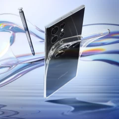 Husa Samsung Galaxy S22 Ultra Spigen Liquid Crystal - Clear Clear