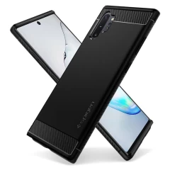 Husa Samsung Galaxy Note 10 Plus / Note 10 Plus Spigen Rugged Armor - Black Black