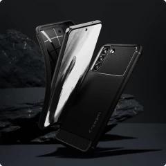 Husa Samsung Galaxy S21 FE Spigen Rugged Armor - Black Black