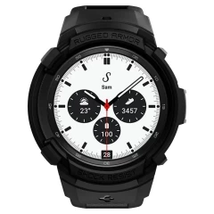 Husa Samsung Galaxy Watch 4 Classic (42mm) Spigen Rugged Armor Pro - Black Black