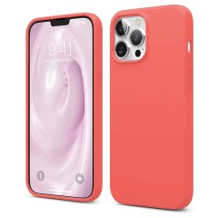 Husa iPhone 13 Pro Max Casey Studios Premium Soft Silicone - Flamingo