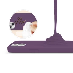 Husa iPhone 13 Casey Studios Premium Soft Silicone Light Purple