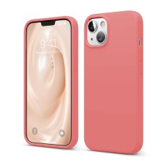 Husa iPhone 13 Mini Casey Studios Premium Soft Silicone - Roz