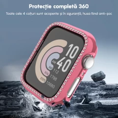 Carcasa Apple Watch 7/8 - 41MM Casey Studios Diamond - Rose Rose