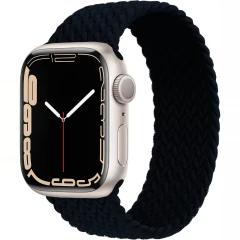 Curea Apple Watch 1/2/3/4/5/6/7/8/SE/Ultra - 42/44/45/49 MM - XS - Braided Loop Casey Studios Casey Studios - Black Black