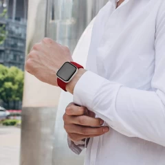 Curea Apple Watch 1/2/3/4/5/6/7/8/SE/Ultra - 42/44/45/49 MM - XS - Braided Loop Casey Studios Casey Studios - Red Red