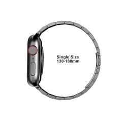 Curea Apple Watch 1/2/3/4/5/6/7/8/SE - 38/40/41 MM Metallic Casey Studios Casey Studios - Negru Negru