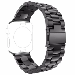 Curea Apple Watch 1/2/3/4/5/6/7/8/SE - 38/40/41 MM Metallic Casey Studios Casey Studios - Negru Negru