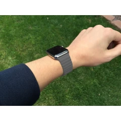 Curea Apple Watch 1/2/3/4/5/6/7/8/SE - 38/40/41 MM Leather Loop Casey Studios Casey Studios - Dark Gray Dark Gray