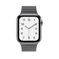 Curea Apple Watch 1/2/3/4/5/6/7/8/SE - 38/40/41 MM Leather Loop Casey Studios Casey Studios - Dark Gray Dark Gray