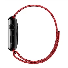 Curea Apple Watch 1/2/3/4/5/6/7/8/SE - 30/40/41 MM Milanese Loop Casey Studios Casey Studios - Red Red