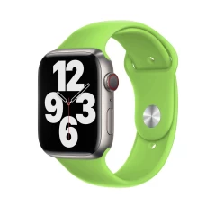 Curea Apple Watch 1/2/3/4/5/6/7/8/SE - 38/40/41 MM - S /m - Silicone Sport Casey Studios Casey Studios - Mauve Acid Green 