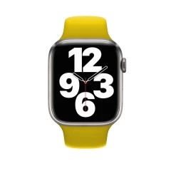 Curea Apple Watch 1/2/3/4/5/6/7/8/SE/Ultra - 42/44/45/49 MM - S /m - Silicone Sport Casey Studios Casey Studios - Yellow Yellow