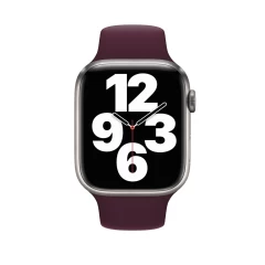 Curea Apple Watch 1/2/3/4/5/6/7/8/SE/Ultra - 42/44/45/49 MM - S /m - Silicone Sport Casey Studios Casey Studios - Wine Red Wine Red