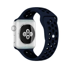 Curea Apple Watch 1/2/3/4/5/6/7/8/SE/Ultra - 42/44/45/49 MM - S /m - Sport Loop Casey Studios Casey Studios - Midnight Blue/black Midnight Blue/black