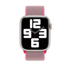 Curea Apple Watch 1/2/3/4/5/6/7/8/SE - 38/40/41 MM Nylon Casey Studios Casey Studios - Hot Pink Hot Pink