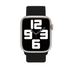 Curea Apple Watch 1/2/3/4/5/6/7/8/SE - 38/40/41 MM Nylon Casey Studios Casey Studios - Full Black Full Black