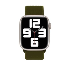 Curea Apple Watch 1/2/3/4/5/6/7/8/SE/Ultra - 42/44/45/49 MM Nylon Casey Studios Casey Studios - Olive Flak Olive Flak