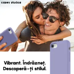 Husa iPhone 7/8/SE2 Casey Studios Premium Soft Silicone - Light Lilac Light Lilac