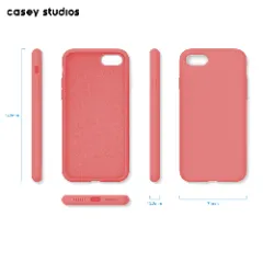 Husa iPhone 7/8/SE2 Casey Studios Premium Soft Silicone - Roz Roz