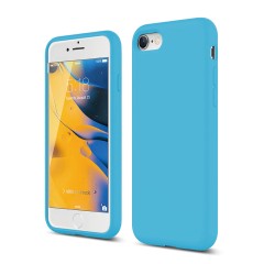 Husa iPhone 7/8/SE2 Casey Studios Premium Soft Silicone - Cadet Blue