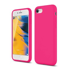 Husa iPhone 7/8/SE2 Casey Studios Premium Soft Silicone - Fuchsia