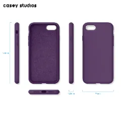 Husa iPhone 7/8/SE2 Casey Studios Premium Soft Silicone - Light Purple Light Purple