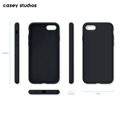 Husa iPhone 7/8/SE2 Casey Studios Premium Soft Silicone - Midnight Blue Midnight Blue