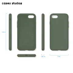 Husa iPhone 7/8/SE2 Casey Studios Premium Soft Silicone - Webster Green Webster Green