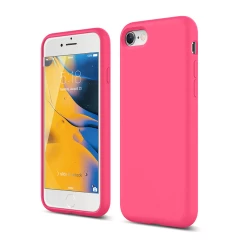Husa iPhone 7/8/SE2 Casey Studios Premium Soft Silicone - Pink Sand Fuchsia 