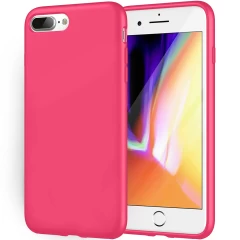 Husa iPhone 7 Plus/8 Plus Casey Studios Premium Soft Silicone - Pink Sand Fuchsia 