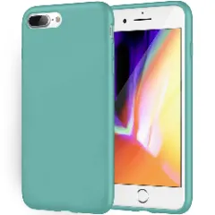 Husa iPhone 7 Plus/8 Plus Casey Studios Premium Soft Silicone - Webster Green Turqoise 