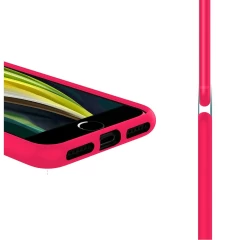 Husa iPhone 7 Plus/8 Plus Casey Studios Premium Soft Silicone - Neon Pink Neon Pink