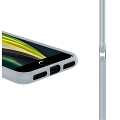Husa iPhone 7 Plus/8 Plus Casey Studios Premium Soft Silicone - Light Gray Light Gray