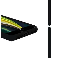 Husa iPhone 7 Plus/8 Plus Casey Studios Premium Soft Silicone - Negru Negru